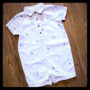 Janie and Jack one piece 12-18 month boy outfit.